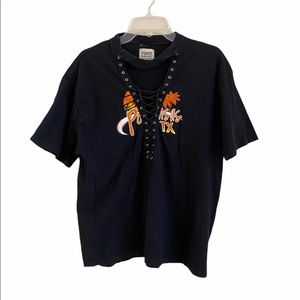 Furst of a Kind LF lace up oversized tee